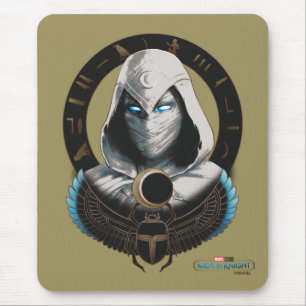 Tapis De Souris Moon Knight Egyptien Scarab Graphisme