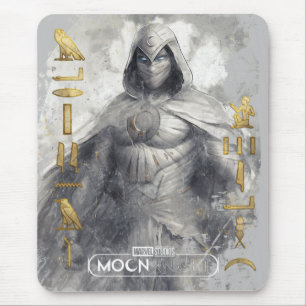Tapis De Souris Moon Knight Hieroglyphic Graphic
