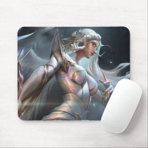 Tapis De Souris Moon Scorn Gaming Mousepad   Thème Night Warrior