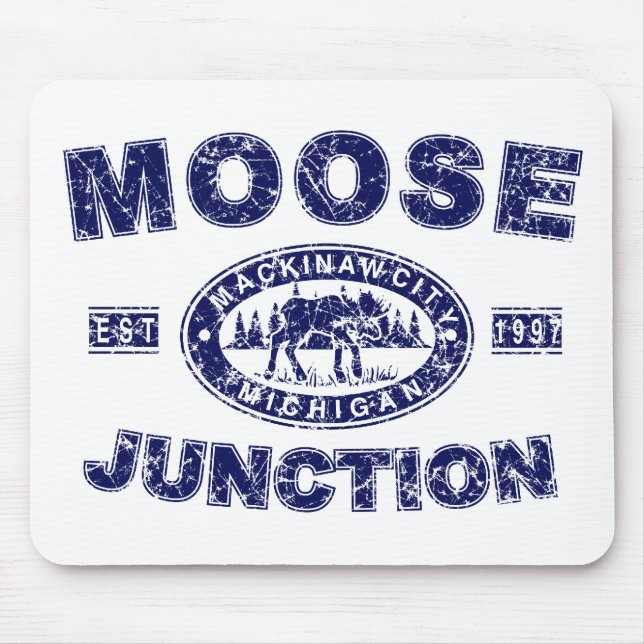 Tapis De Souris Moose-Junction-Distressed-[ (Devant)
