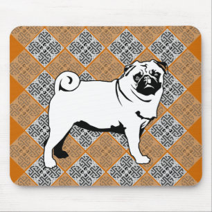 Tapis De Souris Mops Carlin