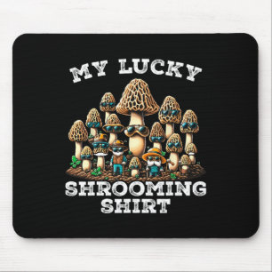 Tapis De Souris Morel Chasse aux champignons Morchella Chasse à la