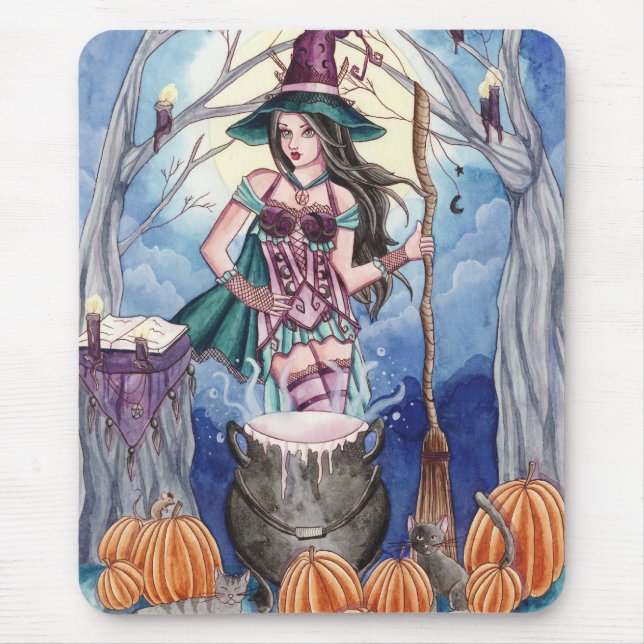 Tapis De Souris Morissa - sorcière Mousepad (Devant)