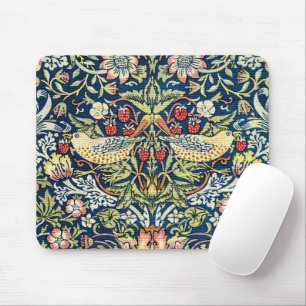 Tapis De Souris Morris Voleur de Fraises Jaune Ivoire Ardoise Bleu