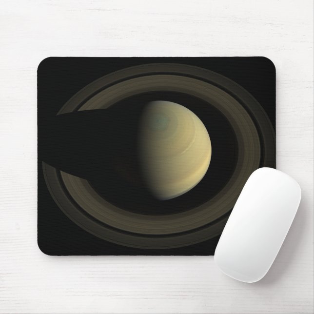 Tapis De Souris Mosaïque De La Planète Saturne Et Ses Principaux A (Avec souris)