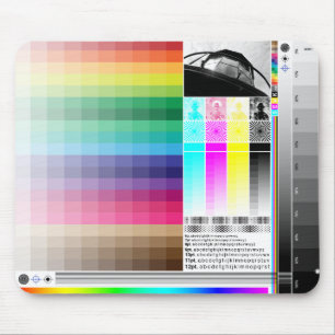 Tapis De Souris Mosaïque Mousepad de couleur