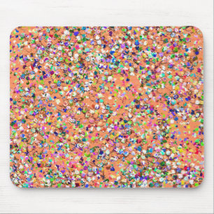 Tapis De Souris Mosaïque multicolore Parties scintillant moderne G