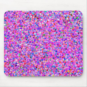 Tapis De Souris Mosaïque multicolore Parties scintillant moderne G