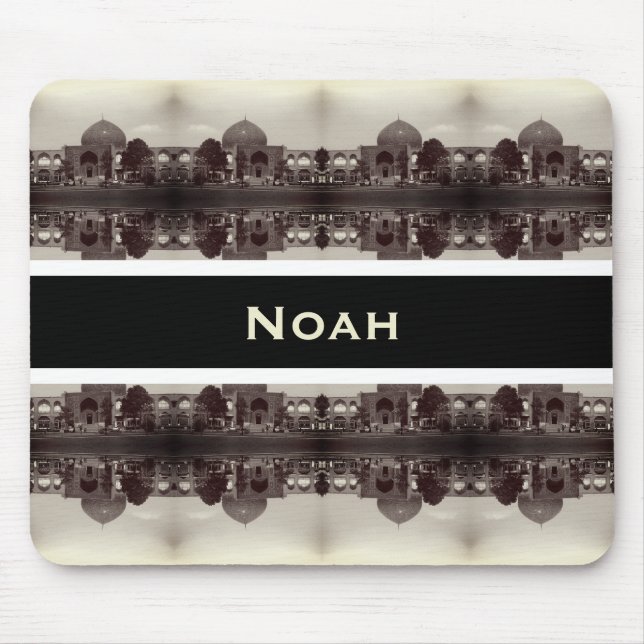 Tapis De Souris Mosquée du shah d'Ispahan en Iran vintage (Devant)