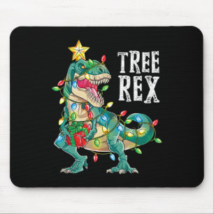 Tapis De Souris Most Wonderful Christmas Co Dinosaur Noël Arbre de