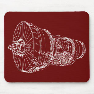 Tapis De Souris Moteur à réaction