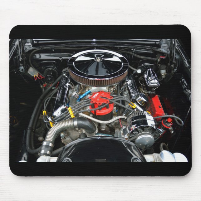 Tapis De Souris Moteur de voiture customisé (Devant)