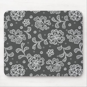 Tapis De Souris Motif 1 de tissu de dentelle