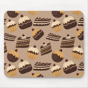 Tapis De Souris Motif 3 de chocolat et de pâtisseries