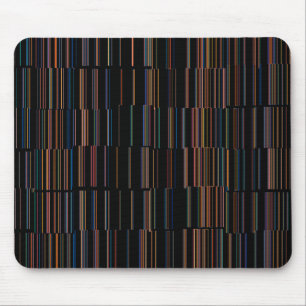 Tapis De Souris Motif à bandes multiples cool