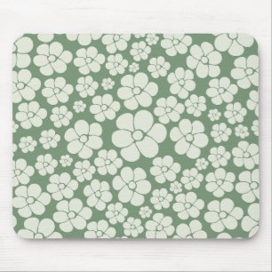 Tapis De Souris Motif à fleurs - Vert