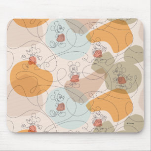 Tapis De Souris Motif à ligne continue de Mickey Mouse