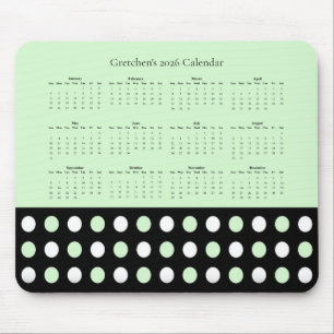 Tapis De Souris Motif à pois – Calendrier 2026