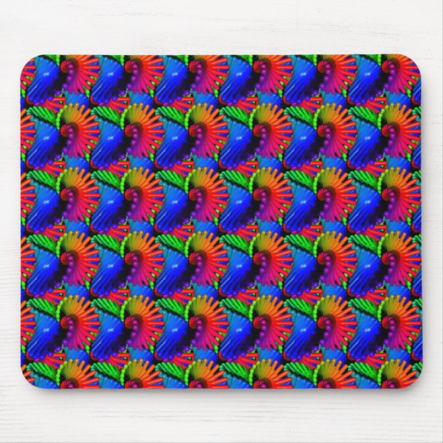 Tapis De Souris Motif Abstrait (Devant)