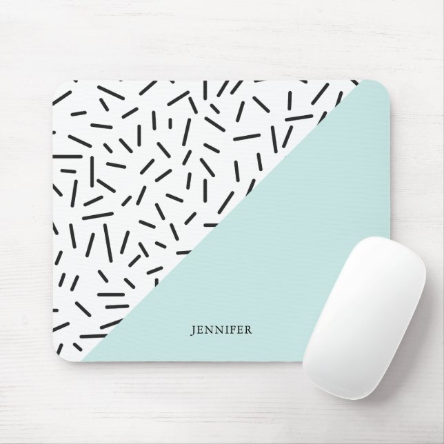 Tapis De Souris Motif Abstrait amusant Personnalisé (Avec souris)