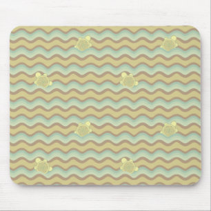 Tapis De Souris motif abstrait coloré, vagues
