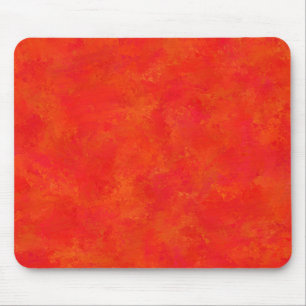 Tapis De Souris Motif Abstrait rouge orange