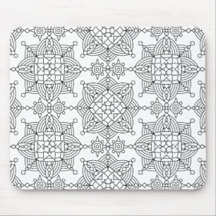 Tapis De Souris Motif Artsy tribal inspiré