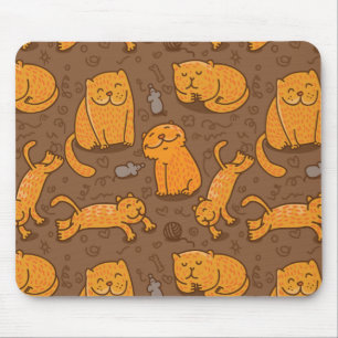 Tapis De Souris Motif avec des chats