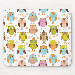 Tapis De Souris motif avec des oiseaux
