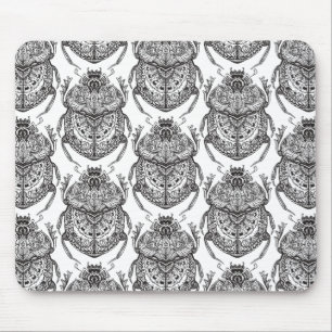 Tapis De Souris Motif avec le griffonnage de main