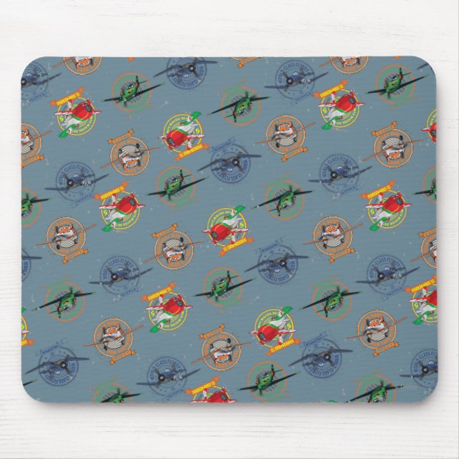Tapis De Souris Motif Avions (Devant)