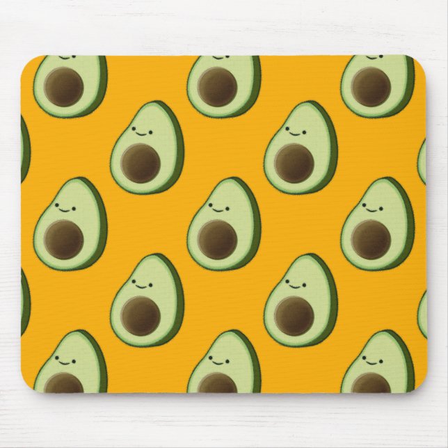 Tapis De Souris Motif Avocado (Devant)