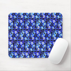 Tapis De Souris Motif bleu Cryptodevise