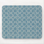 Motif bleu turquoise de noeud celtique