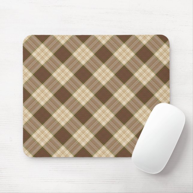 Tapis De Souris Motif Brown (Avec souris)