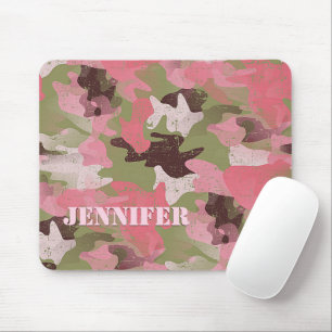 Tapis De Souris Motif camouflage vert militaire personnalisé