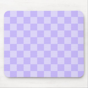 Tapis De Souris Motif carreaux lavande monotone
