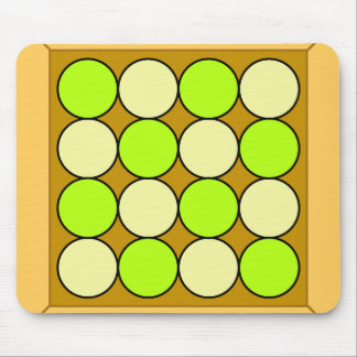Tapis De Souris Motif Cercles verts