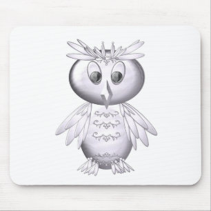 Tapis De Souris motif chouette et drôle