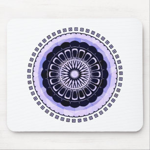 Tapis De Souris motif circulaire design mandala