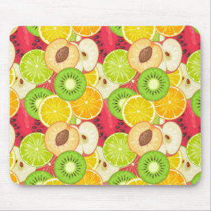 Tapis De Souris Motif coloré de fruits amusants