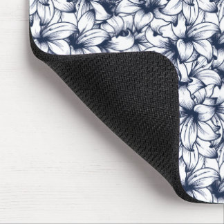 Tapis De Souris Motif croisé Lily Flower Enk