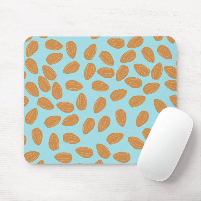 Tapis De Souris Motif d'amandes (Avec souris)