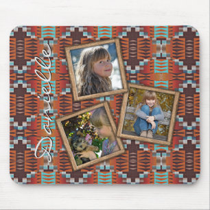 Tapis De Souris Motif d'art tribal autochtone amérindien