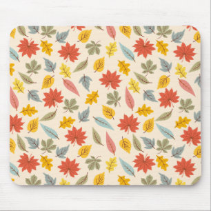 Tapis De Souris Motif d'automne feuille colorée