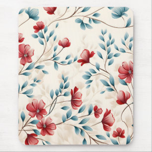 Tapis De Souris Motif de branche florale botanique élégant