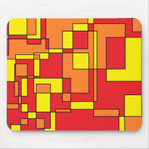 Tapis De Souris Motif de briques Abstrait