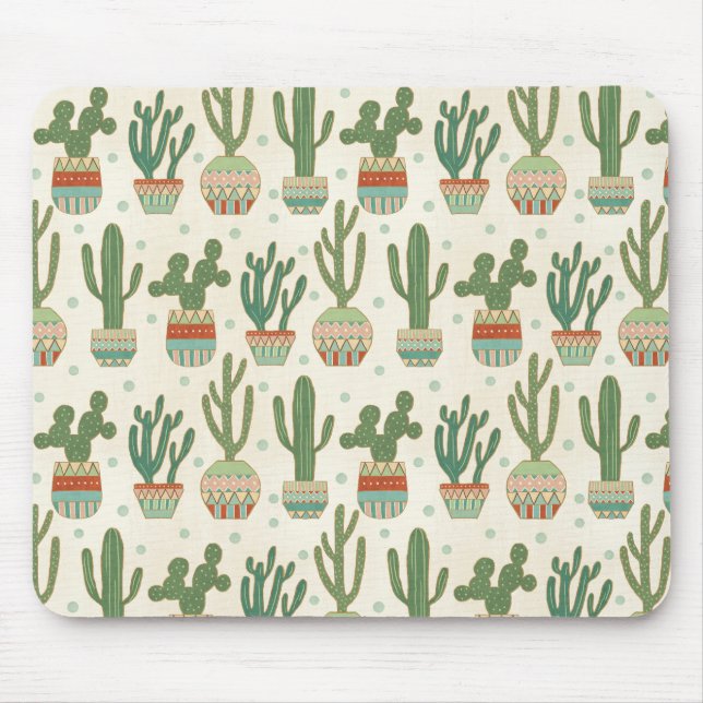 Tapis De Souris Motif de cactus d'étape | de Geo de sud-ouest (Devant)