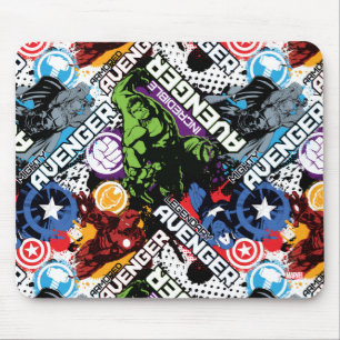 Tapis De Souris Motif de caractères Avengers