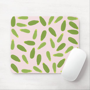 Tapis De Souris Motif de courgette d'été Zucchini Courgette